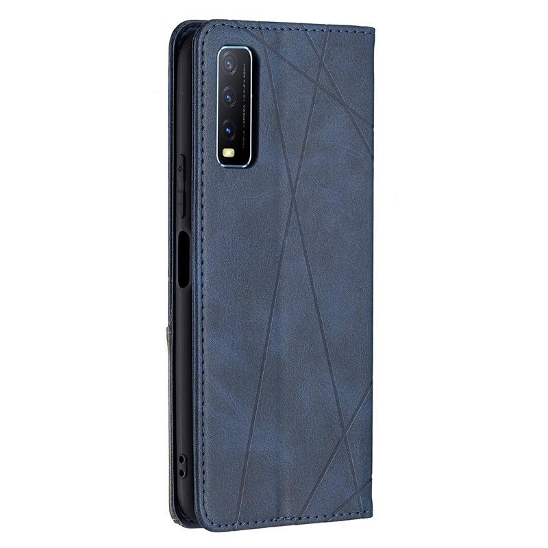 Ốp điện thoại da kiểu ví đế lật từ tính Cho VIVO V21E V21 Y20 Y51A Y51S Y11 Y12 Y15 Y17