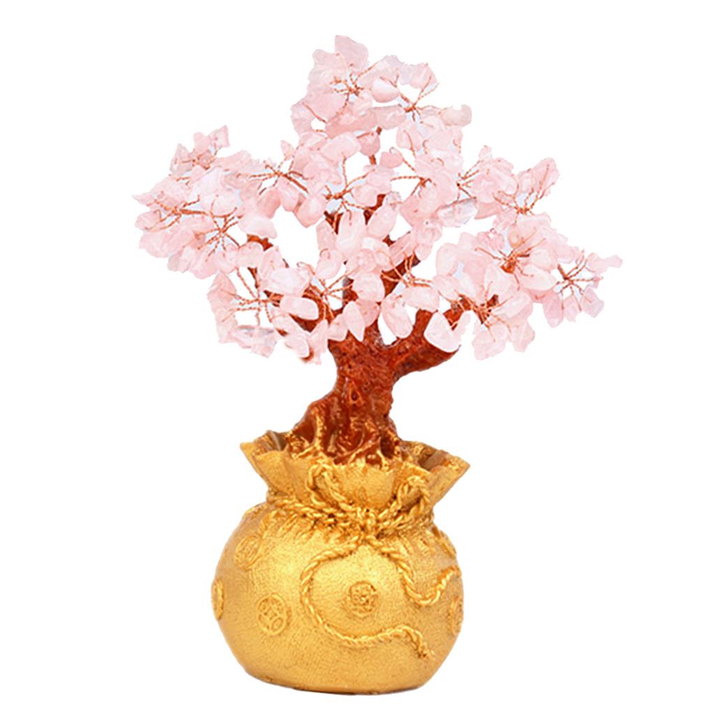 Cây Pha Lê Mini Tiền Theo Phong Cách Bonsai Phong Thủy Mang Lại Sự May Mắn