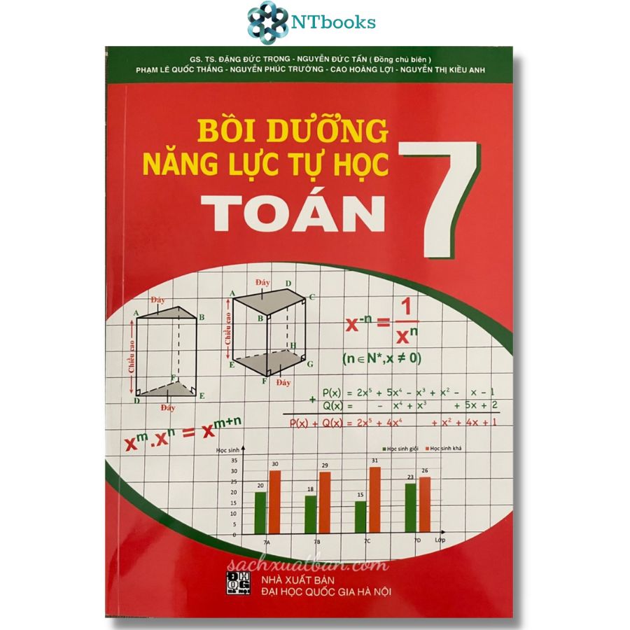 Sách Bồi dưỡng năng lực tự học toán 7 - Phiên bản mới nhất