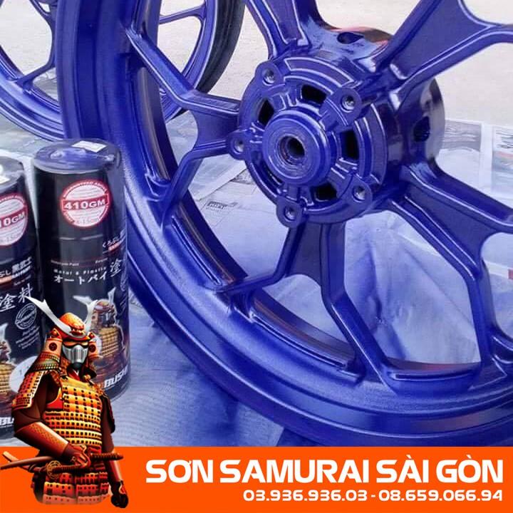 Sơn SAMURAI KUROBUSHI 1143 màu xanh tím chính hãng dành cho xe máy