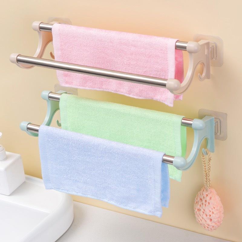 Giá Treo Khăn, Kệ Treo Khăn Tiện Lợi Bền Đẹp Không Cần Đóng Đinh