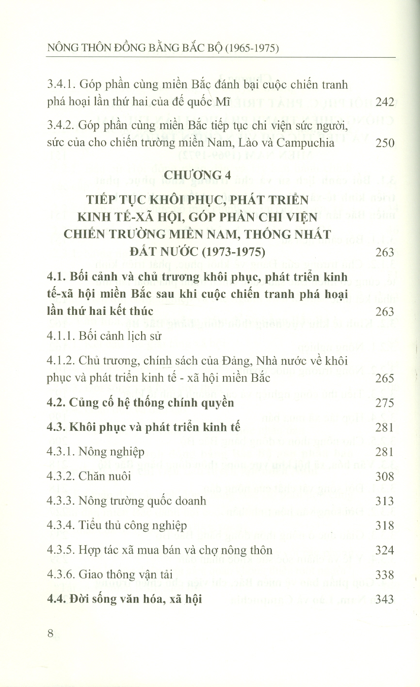 NÔNG THÔN ĐỒNG BẰNG BẮC BỘ (1965 - 1975) (Sách chuyên khảo)