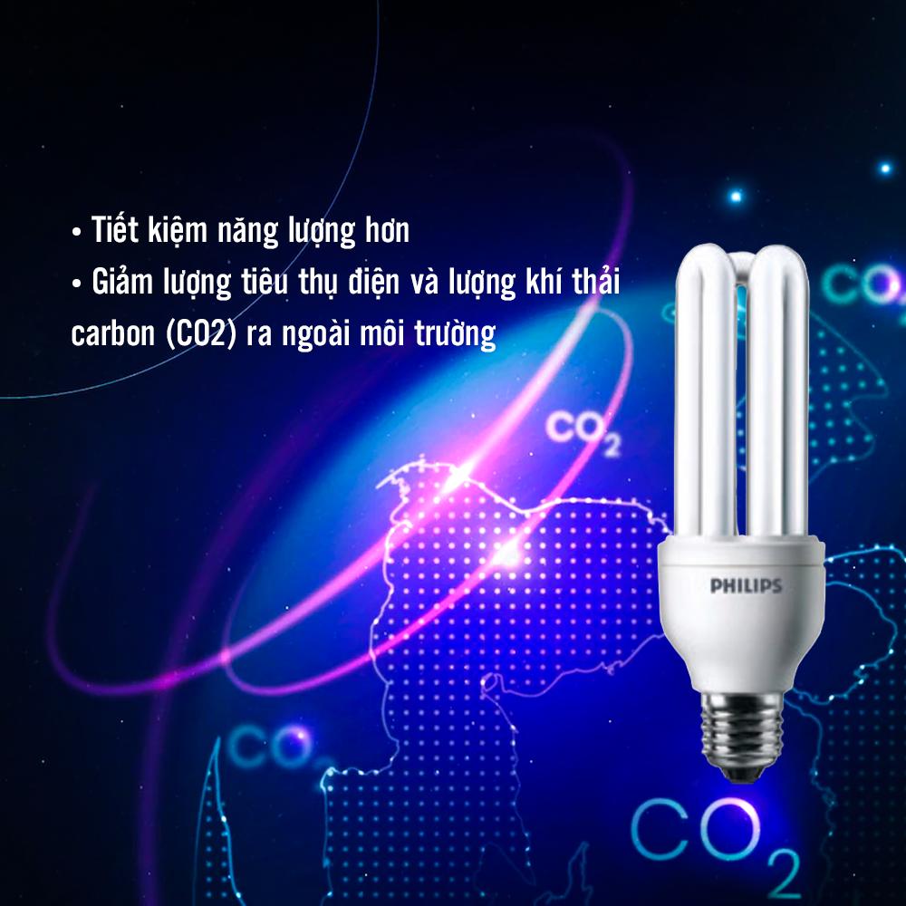 Bóng đèn Philips EcotoneHS 20W  E27 - Ánh sáng vàng