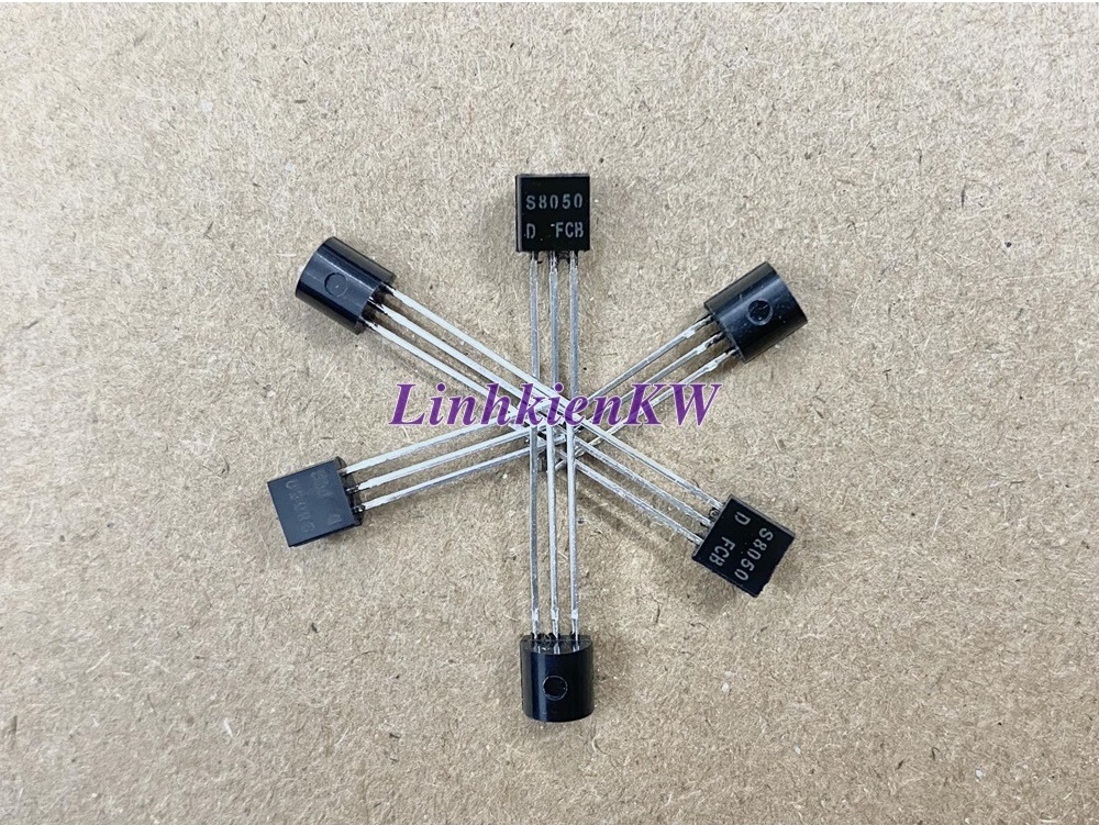 20 con Transistor S8050 8050 0.5A 40V TO-92 NPN Mới !