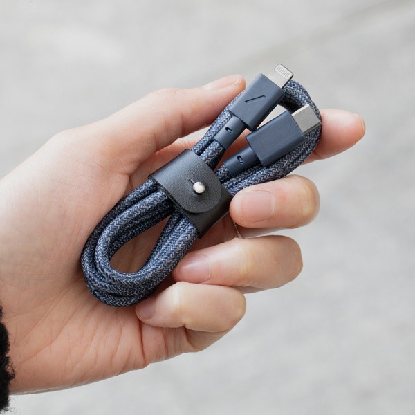 Dây Cáp Sạc Native Union BELT CABLE 1.2m Cáp bện nylon, siêu bền với cấu trúc gia cố chắc chắn - hàng chính hãng