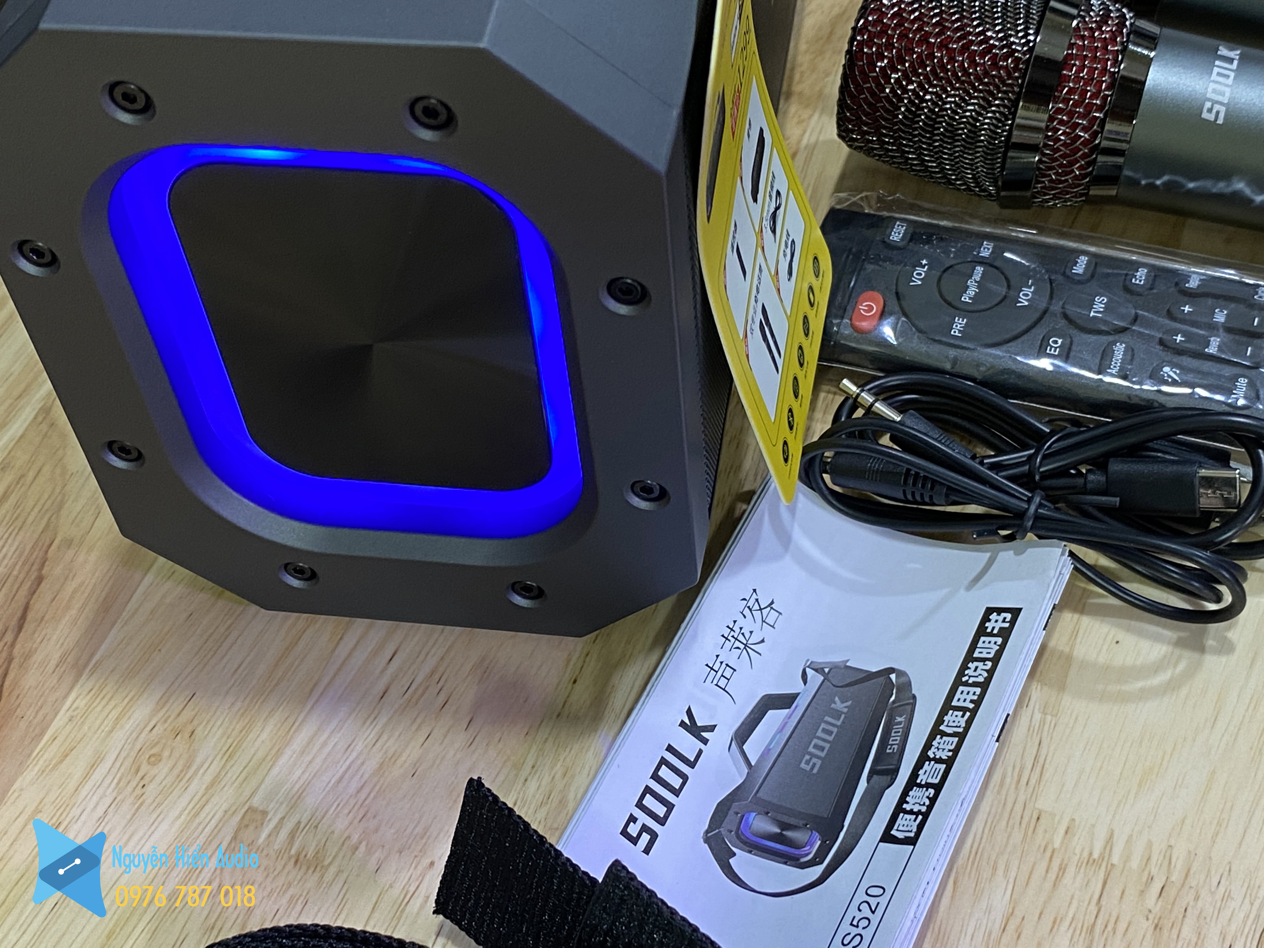 Loa Bluetooth SODLK S520 Nghe nhạc, giải trí karaoke chuyên nghiệp,150W