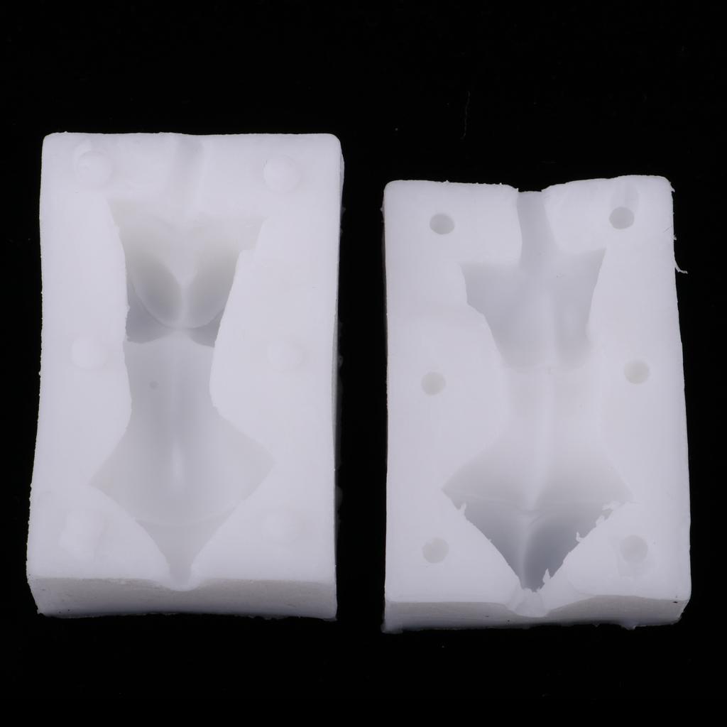 3D Người Phụ Nữ Các Bộ Phận Cơ Thể Khuôn Silicon Body Nữ Khuôn Silicon Cho Đất Sét, Fondant, Trang Trí Bánh-Nữ