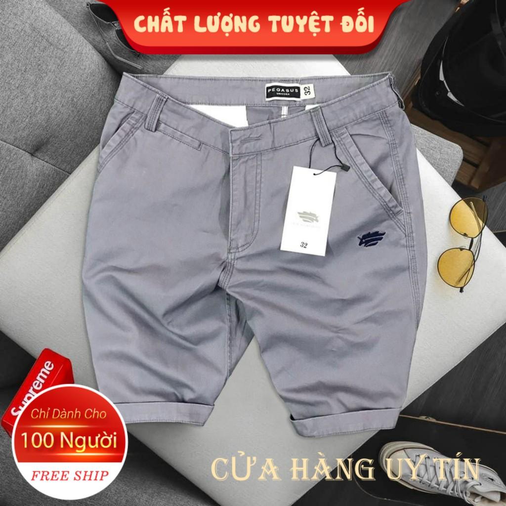 Quần short kaki nam cao cấp màu đen