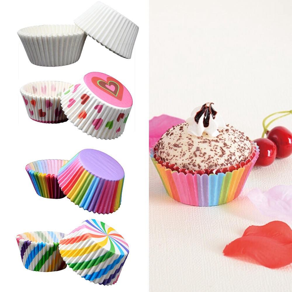 Set 100 Khuôn Giấy Cupcake / Muffin (Mềm)