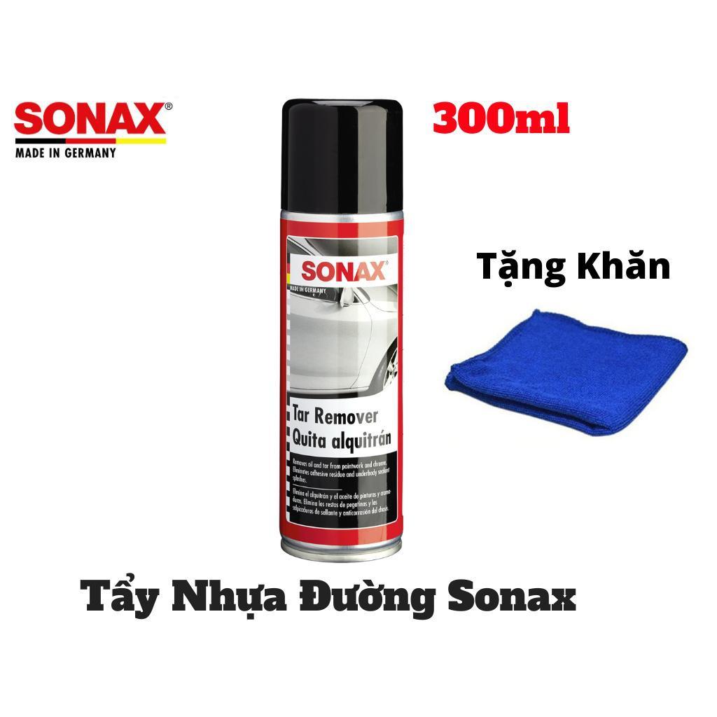 Vệ Sinh Tẩy Nhựa Đường Sonax Tar-Remover 334250 300ml Tặng khăn