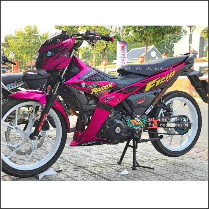 Tem Rời Raider Hồng đen Candy