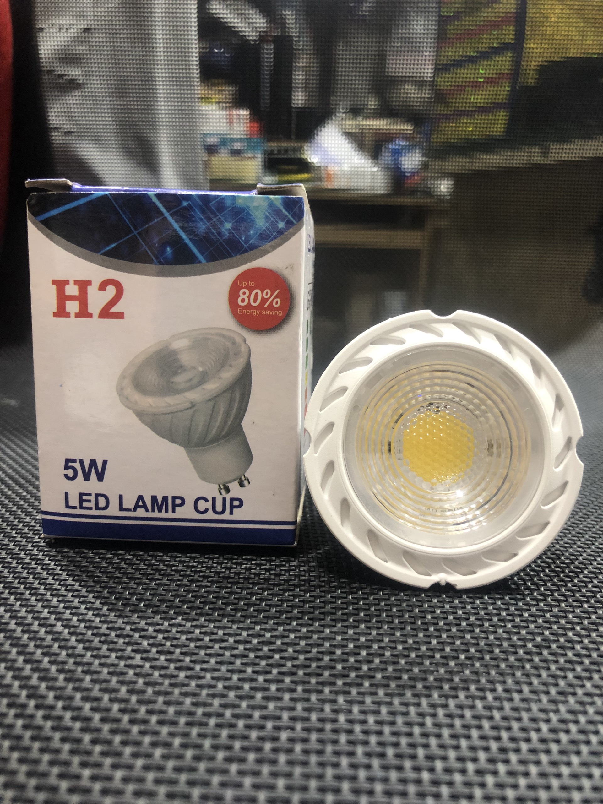 Đèn led chén COB 5w chân gài GU10 cao cấp