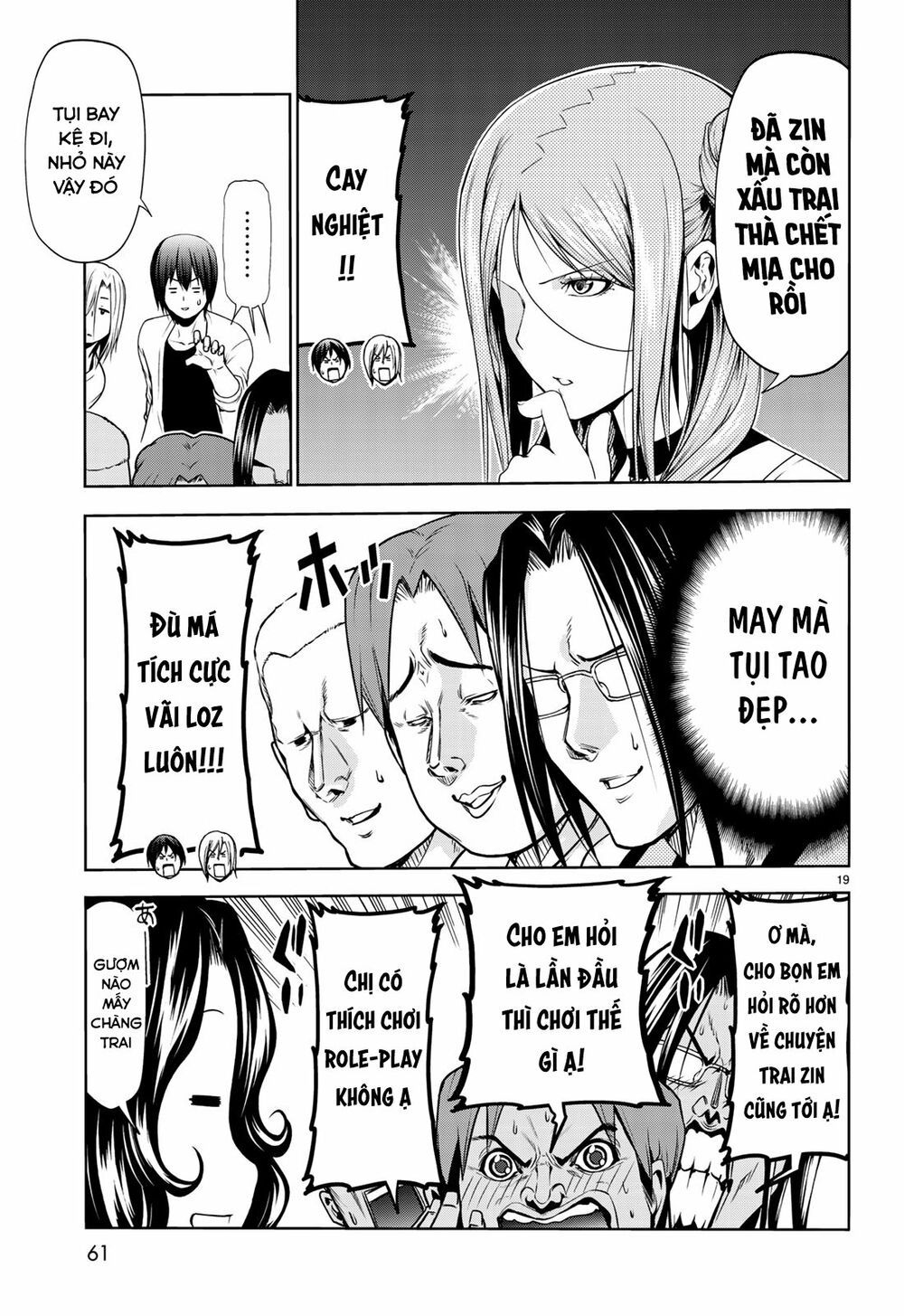 cô gái thích lặn - grand blue chapter 59 19