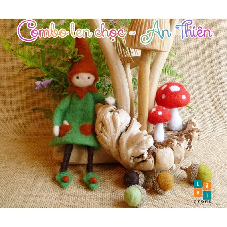 Combo Len Chọc An Thiên - Combo Needle Felting
