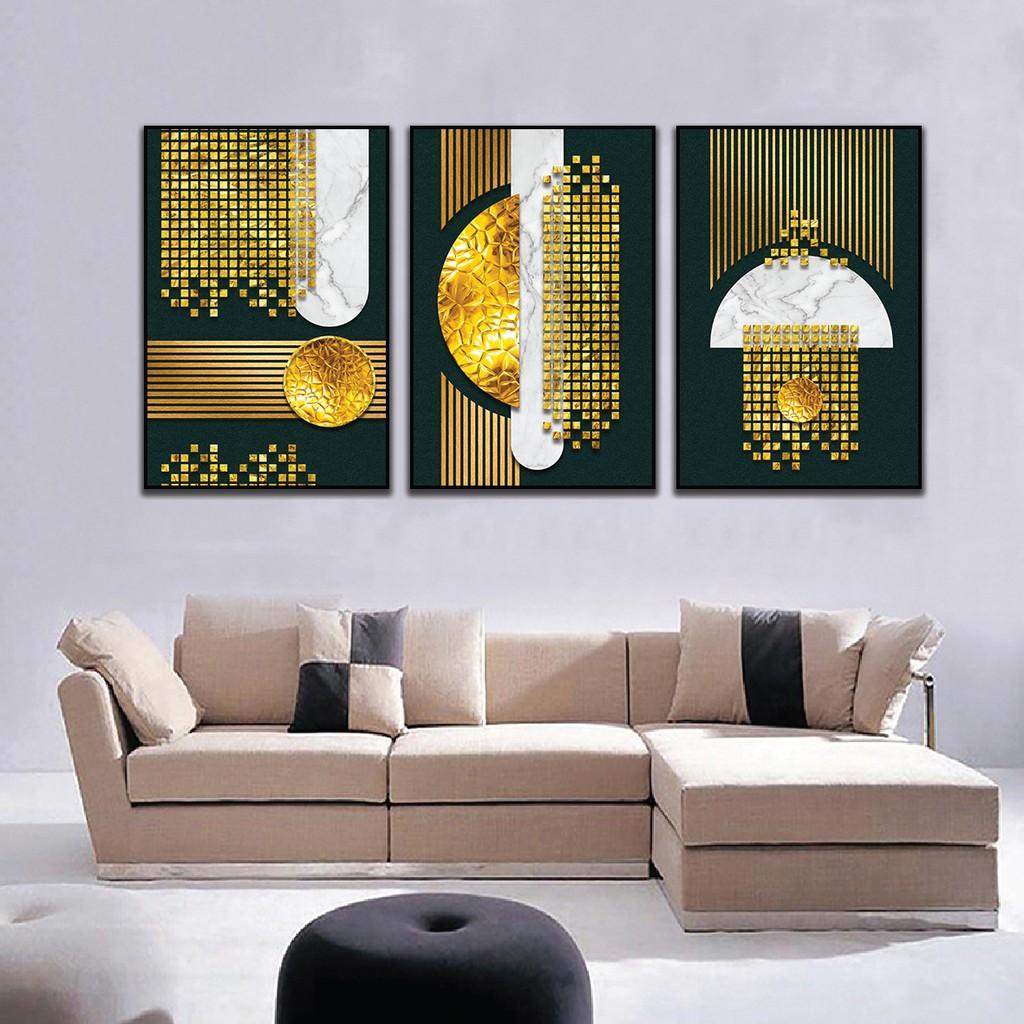 Bộ 3 Tranh gỗ MDF giá xưởng-Tặng kèm đinh đa năng không cần khoan tường-Tranh treo tường đẹp thiết kế theo yêu cầu