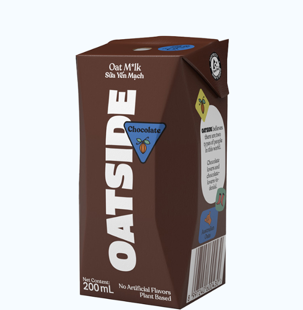 Sữa yến mạch vị socola Oatside (200ml)
