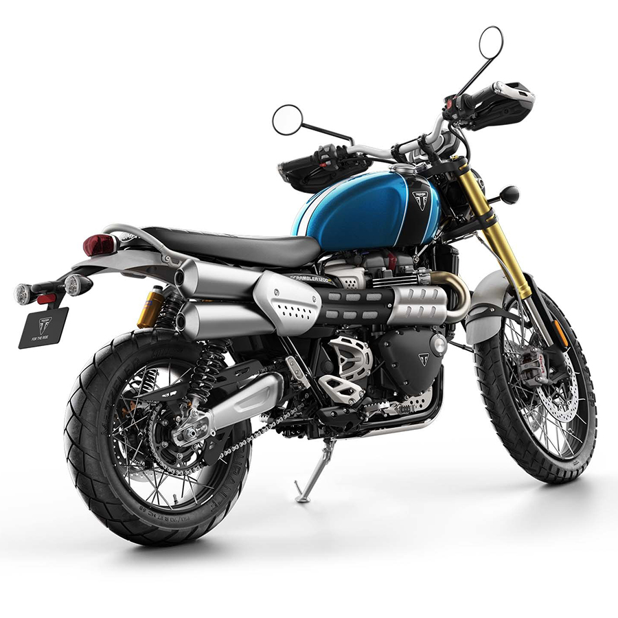 Xe Môtô Triumph Scrambler 1200 XE - COBALT BLUE/JET BLACK