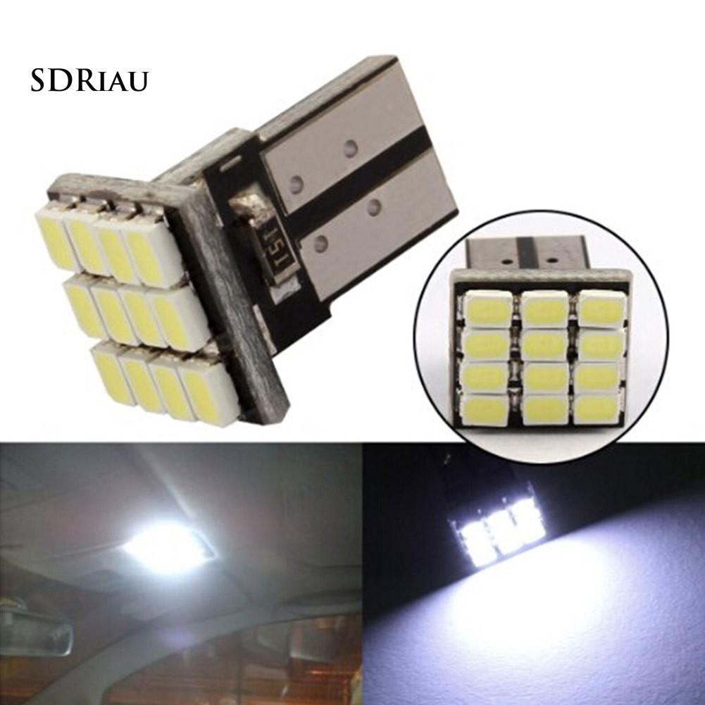 Set 6 đèn trần bóng LED 12SMD dùng cho xe ô tô