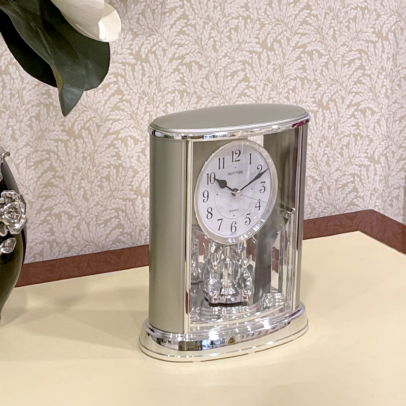 Đồng hồ Rhythm 4SG724WR19 Kt 19.6 x 24.0 x 10.6cm, 870g. Vỏ nhựa. Dùng Pin.