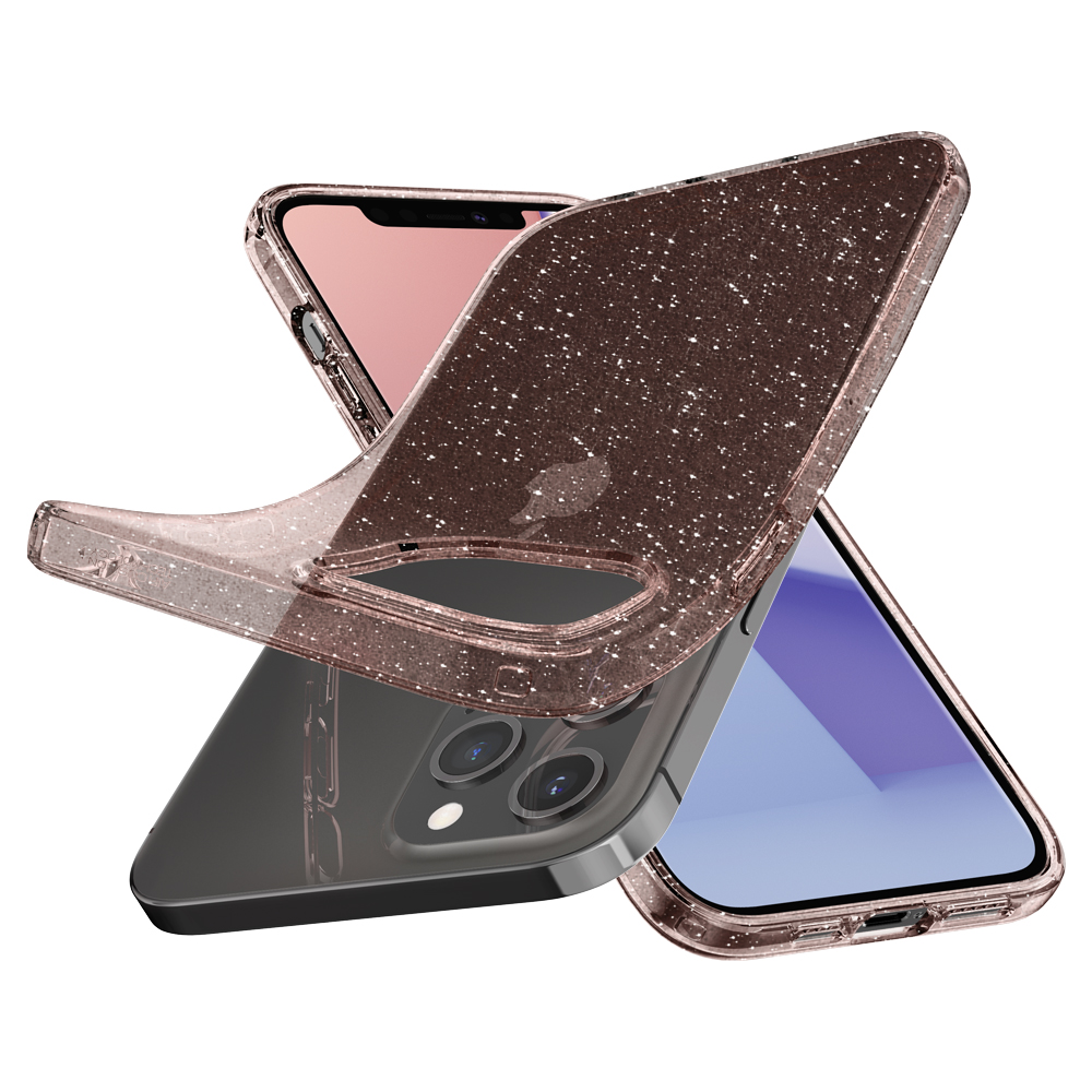 Ốp Spigen Dành cho iPhone 12 Pro/ 12 Liquid Crystal Glitter - Hàng Chính hãng
