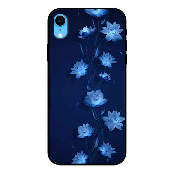 Ốp lưng in cho Iphone XR Mẫu Sen Xanh