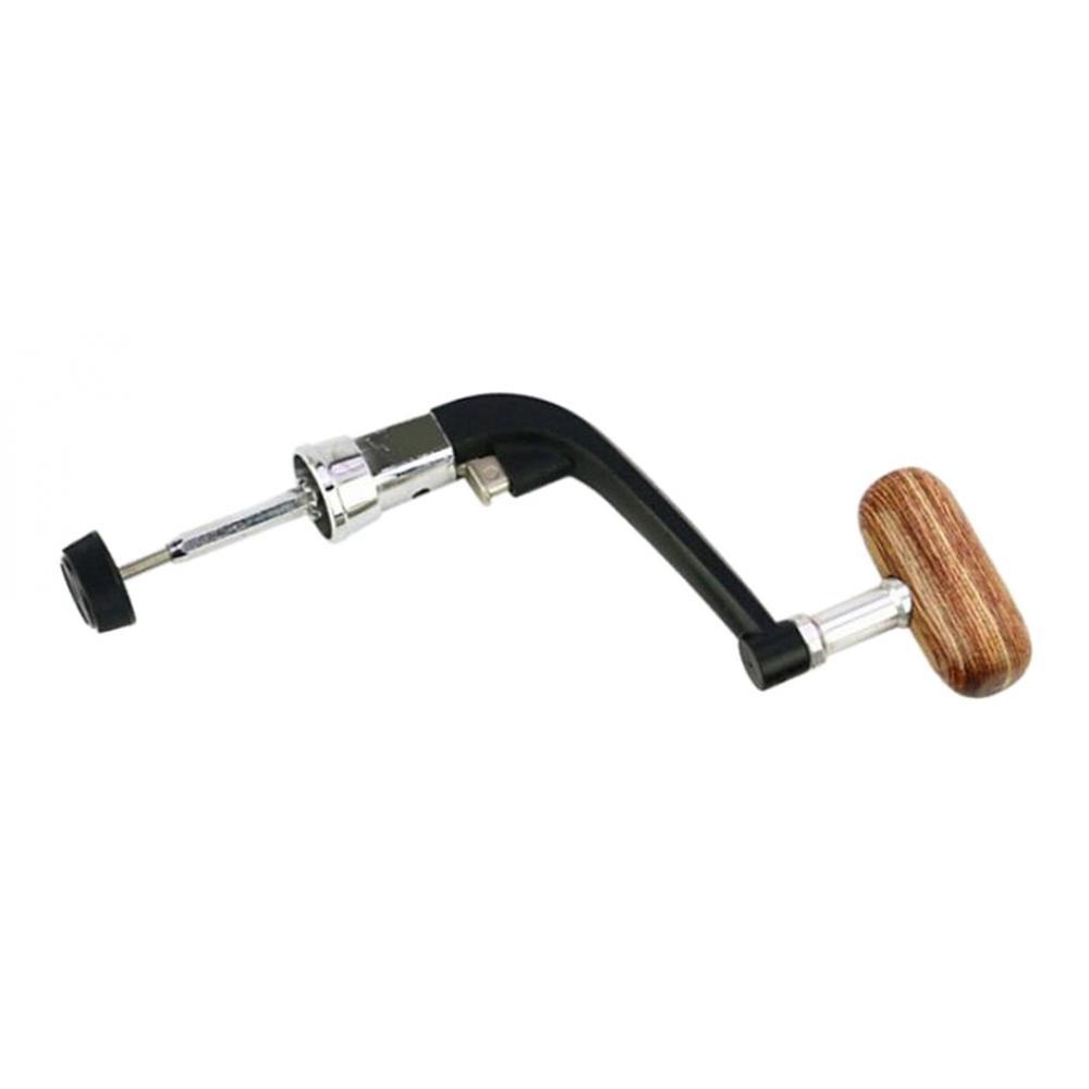 Metal Fishing Reel Handle Rocker Arm Wooden Crank Handle