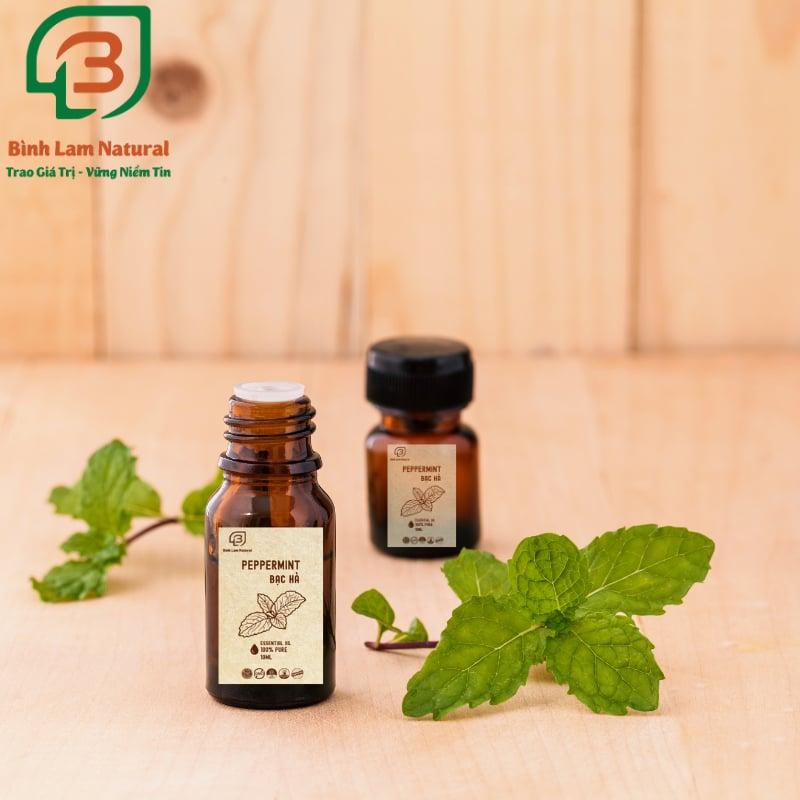 Tinh dầu bạc hà nguyên chất giải cảm, thơm phòng, kháng khuẩn, đuổi muỗi Bình Lam Natural 500ml