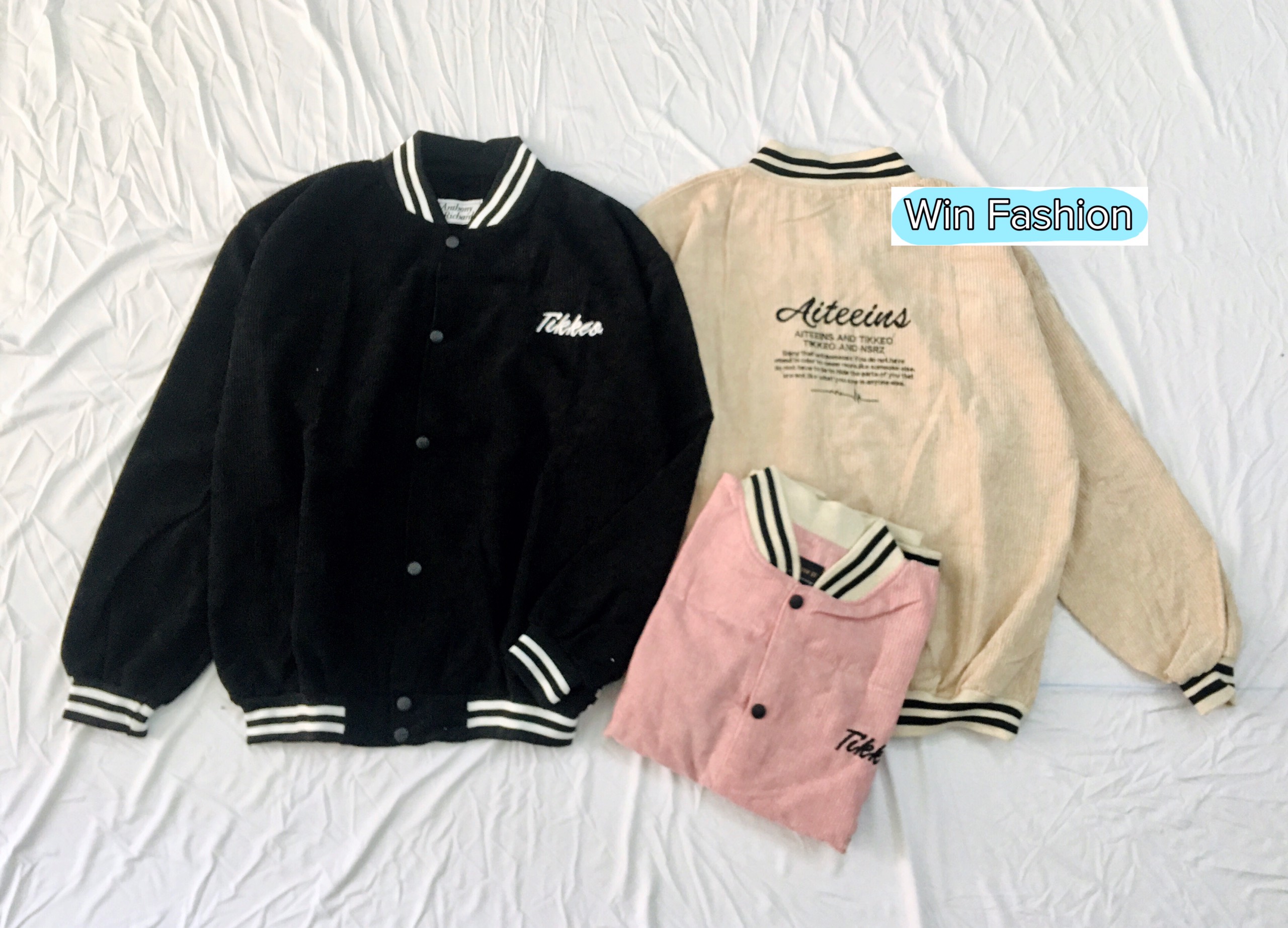 Áo khoác bomber bóng chày áo form rộng chất nhung tăm dày dặn nam nữ hoạ tiết thêu cá tính