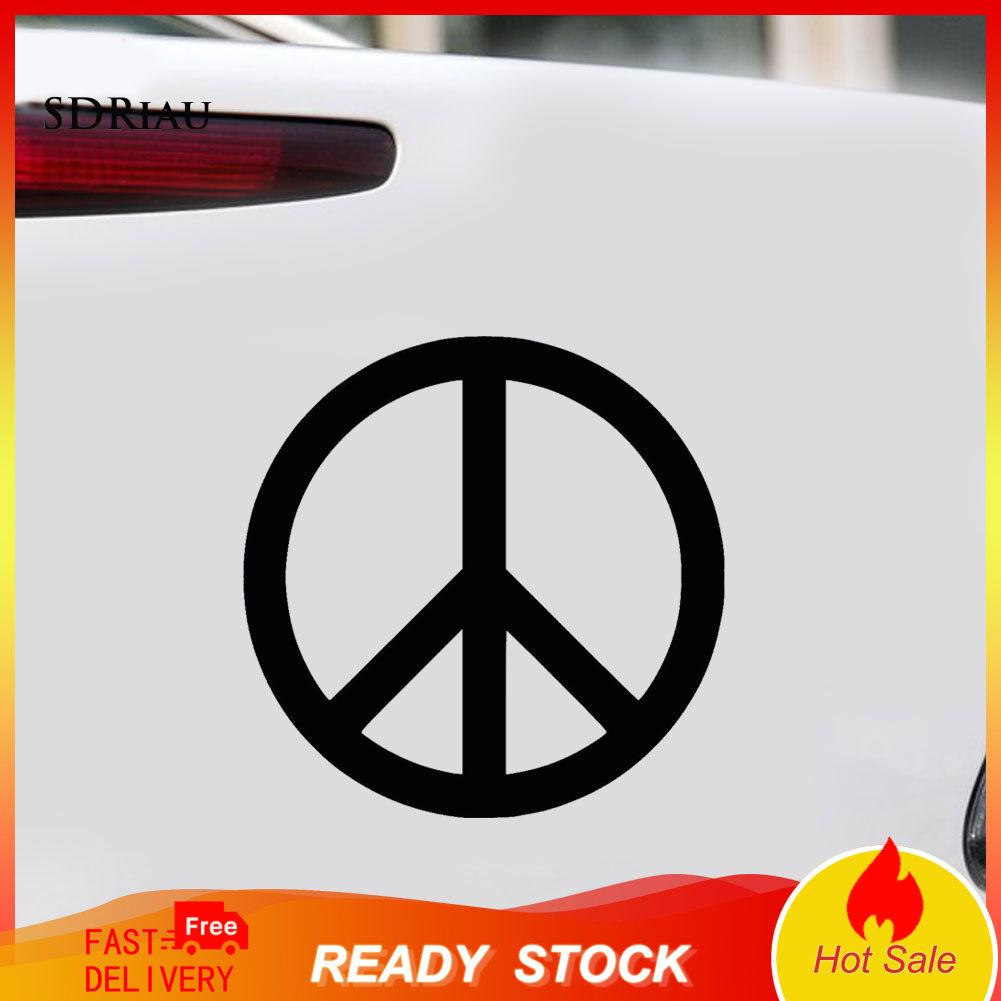 Sticker Dán Trang Trí Xe Hơi Hình Biểu Tượng Hòa Bình