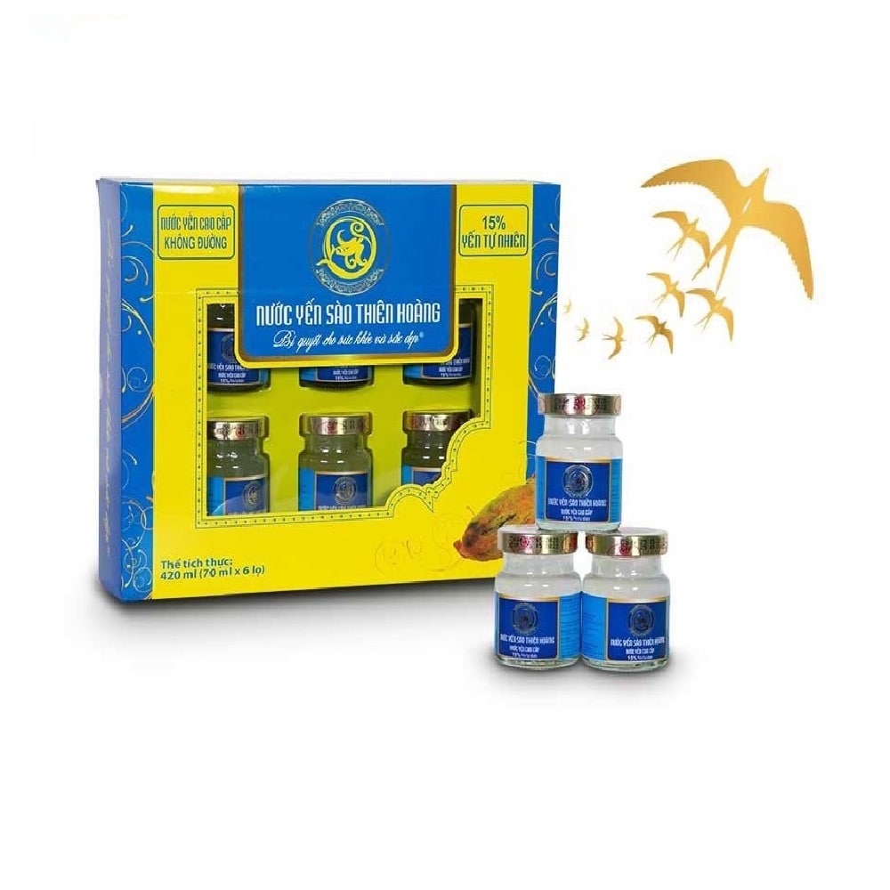 Bộ 10 Hộp Yến Sào Cao Cấp Thiên Hoàng KHÔNG ĐƯỜNG - Dinh Dưỡng Cho Người Tiểu Đường