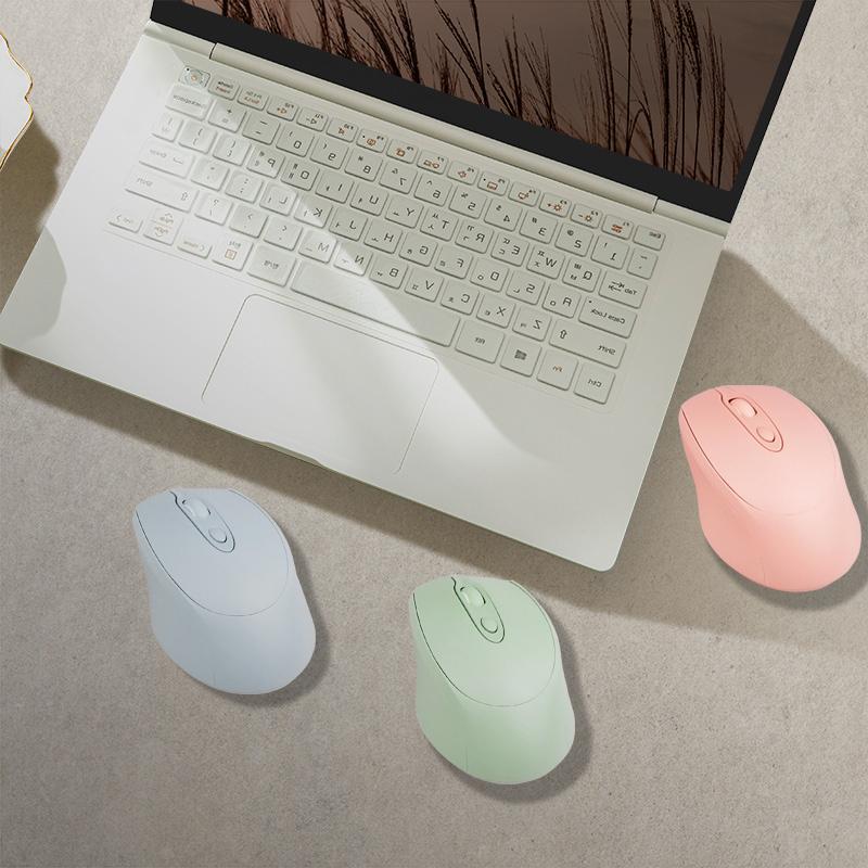Sạc Không Dây Chuột Tắt Tiếng Để Bàn Máy Tính Laptop Tướng Văn Phòng Chuột Không Dây Bluetooth Cho Apple Macbook Air Xiaomi Pro