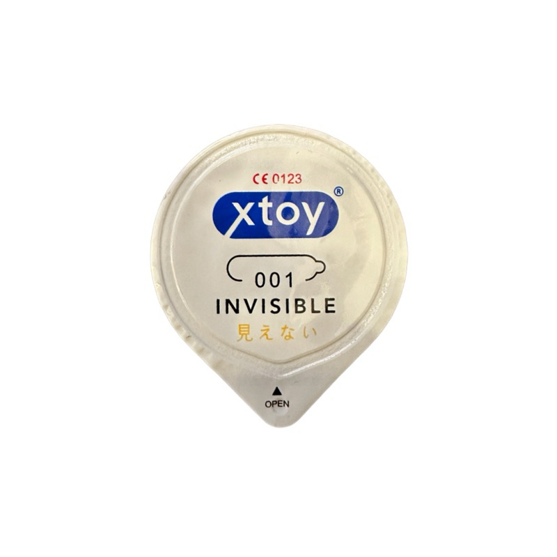 Bao cao su XTOY INVISIBLE 001 siêu mỏng, nhiều gel bôi trơn, kéo dài quan hệ, hương thơm - Hộp 10 chiếc