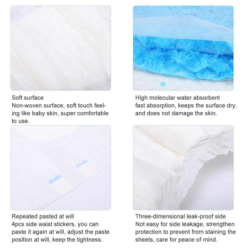 Kích Thước L Thoáng Khí Miếng Tã Quần Co Giãn Tự Do Thấm Hút Nước Nhanh Điều Dưỡng Nước Tiểu Cho Bệnh Nhân Cao Tuổi Bà Mẹ 10 Cái/gói