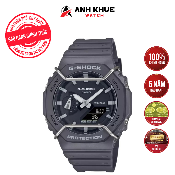 Đồng Hồ Casio Nam G-Shock dây nhựa GA-2100PTS-8ADR