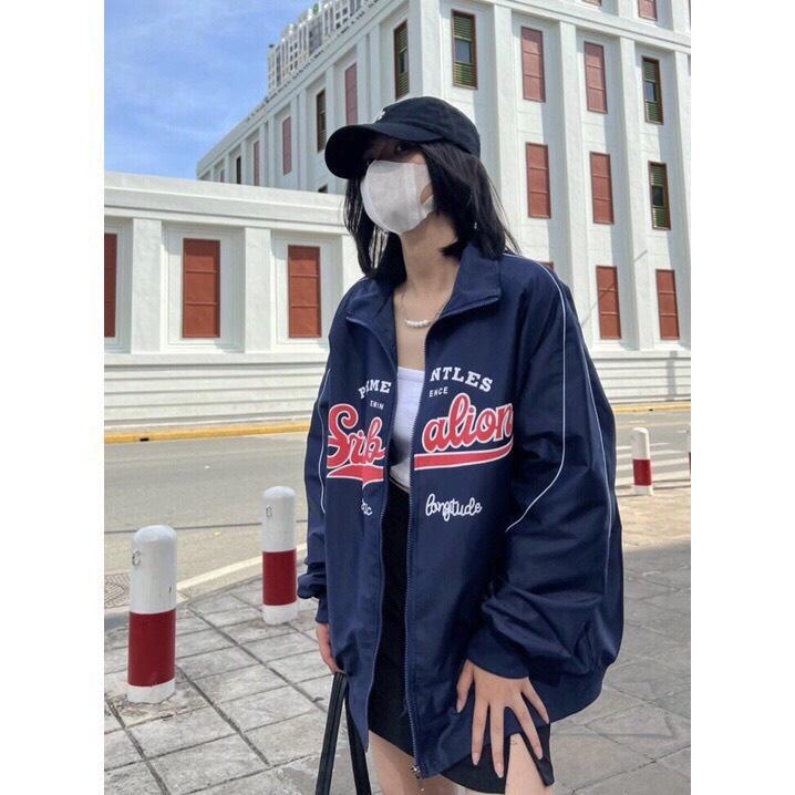 Áo Khoác Bomber Unisex Nam Nữ SIMBALION Ulzzang 2 Lớp