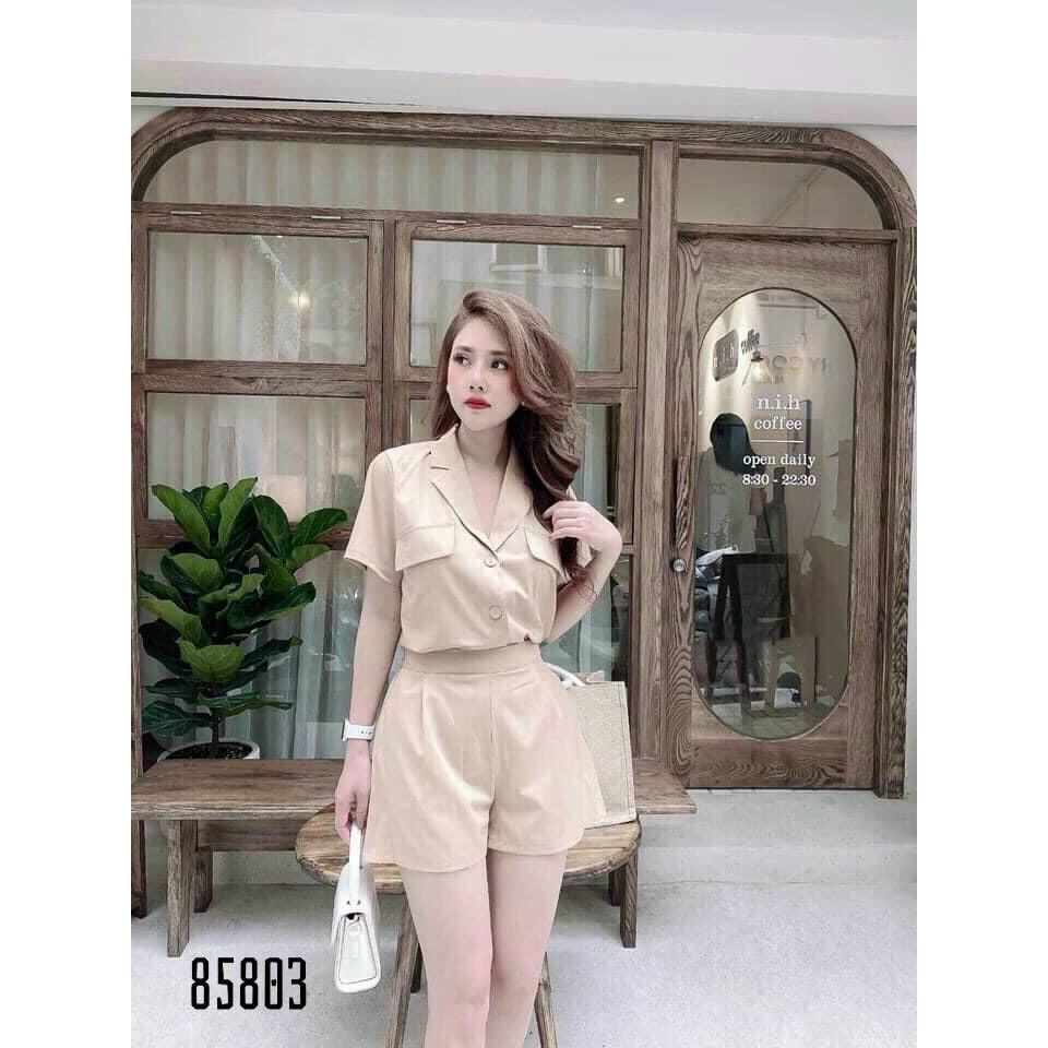 SET ĐŨI NHẬT CAO CẤP ÁO SƠ MI QUẦN CỘC SIÊU XINH