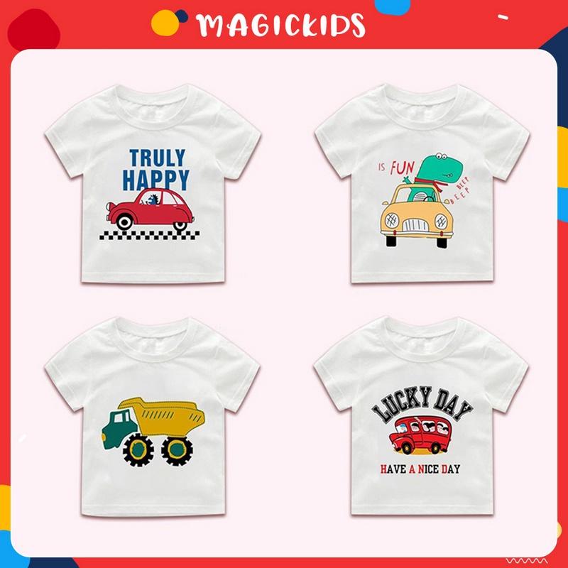 Áo thun ngắn tay in hình ngộ nghĩnh cho bé AO2013 - MAGICKIDS