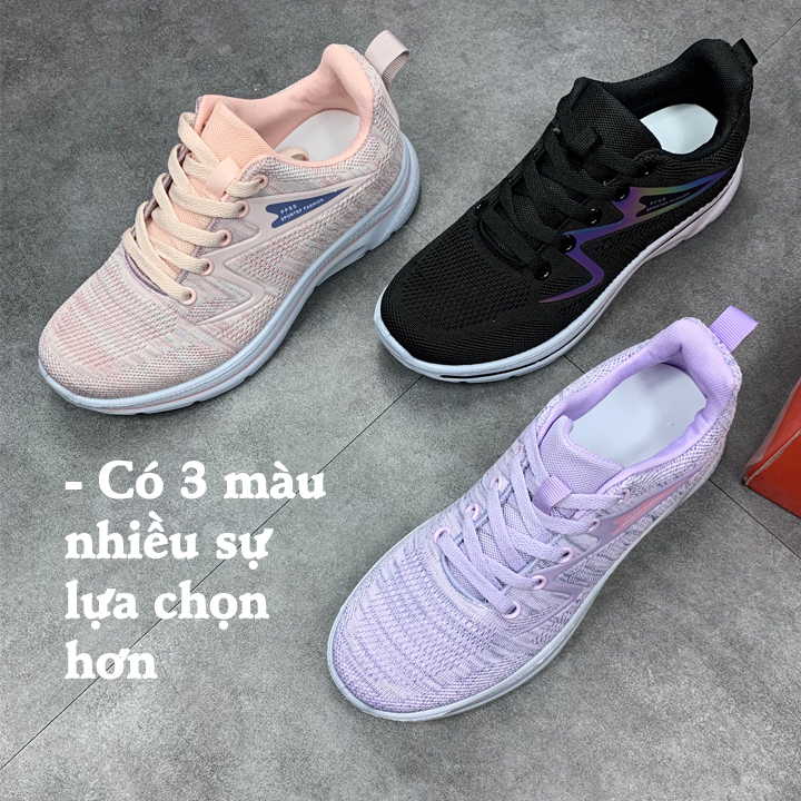 Giày thể thao nữ sneaker chính hãng thương hiệu ZAVAS êm nhẹ thoáng khí công nghệ ép nhiệt cao 3cm - S408