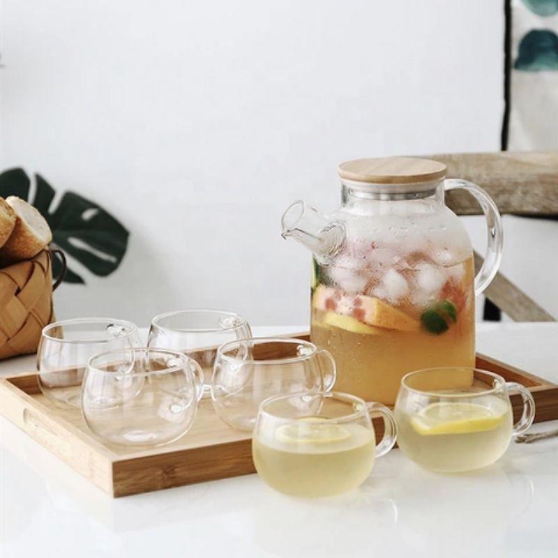 Bộ 1 Bình 6 Cốc Kèm Khay