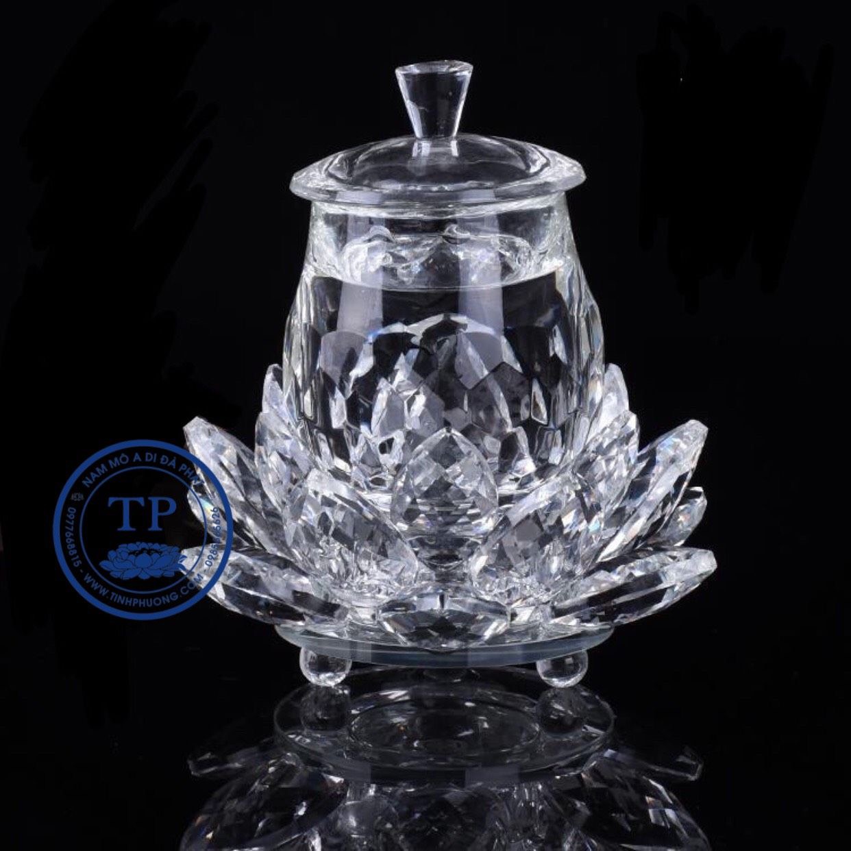 CỐC NƯỚC THỜ ĐẾ SEN CÁNH FA LÊ TRẮNG HAI202