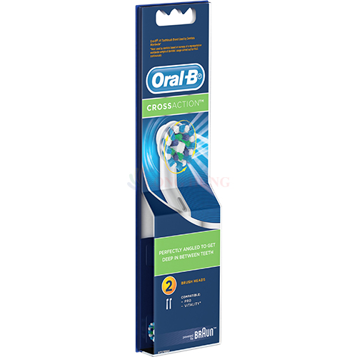 Đầu bàn chải thay thế bàn chải điện Oral-B CrossAction EB50 - Hàng chính hãng