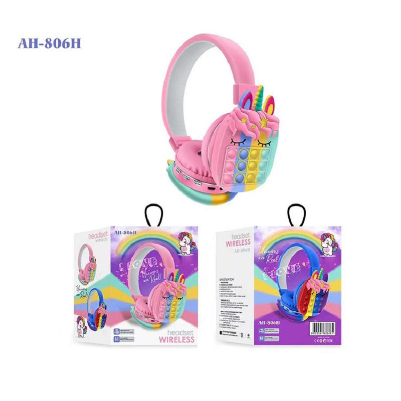 Tai nghe bluetooth chụp tai không dây chống ồn blutooth chơi game tại nghe chụp tai bluetooth không dây có mic thể thao android unicorn tai nghe