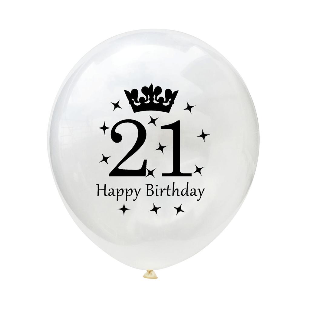 Happy Birthday Digital Confetti Latex Balloon Birthday Decor