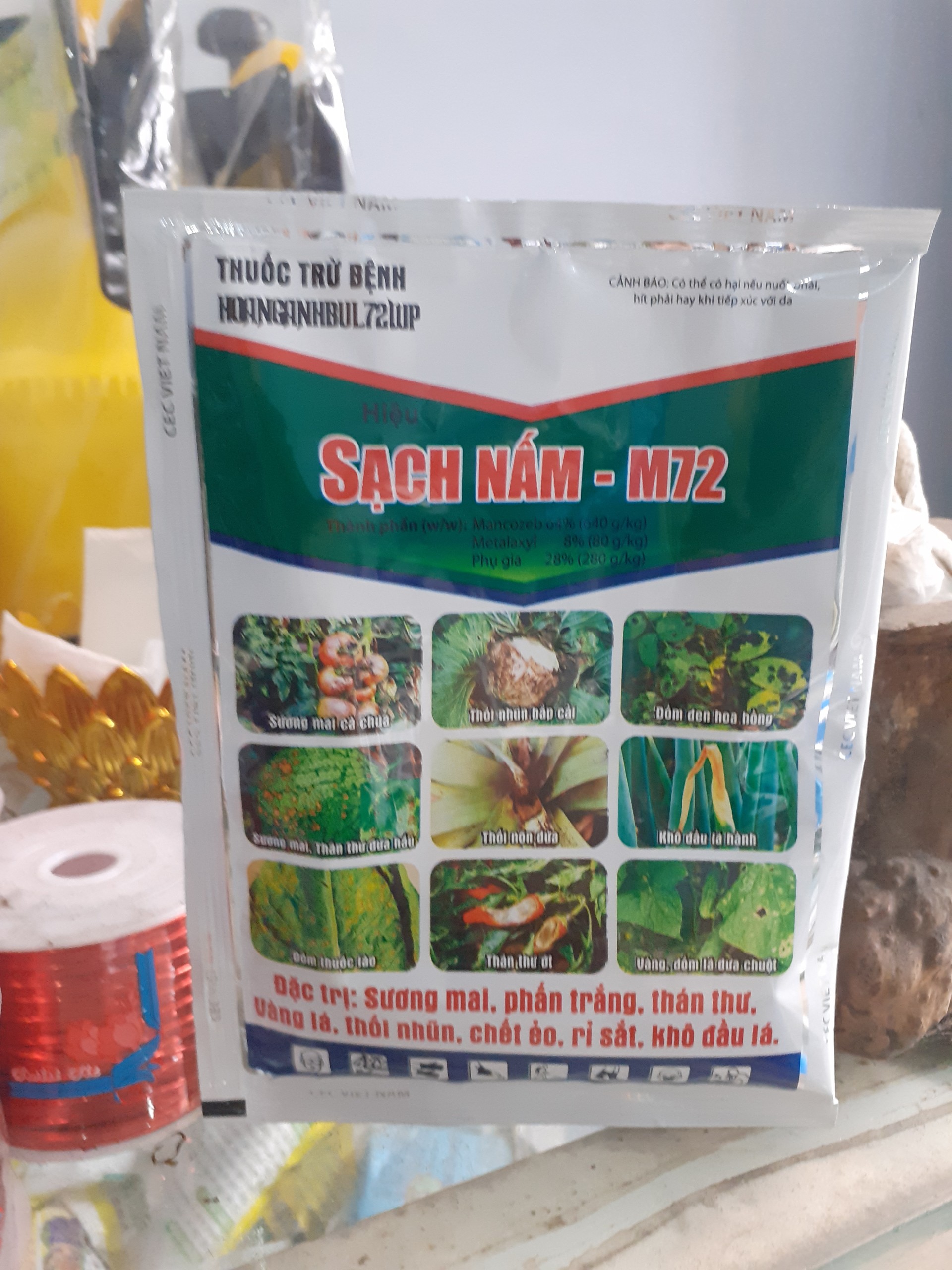 Chế phẩm sạch nấm trên cây trồng