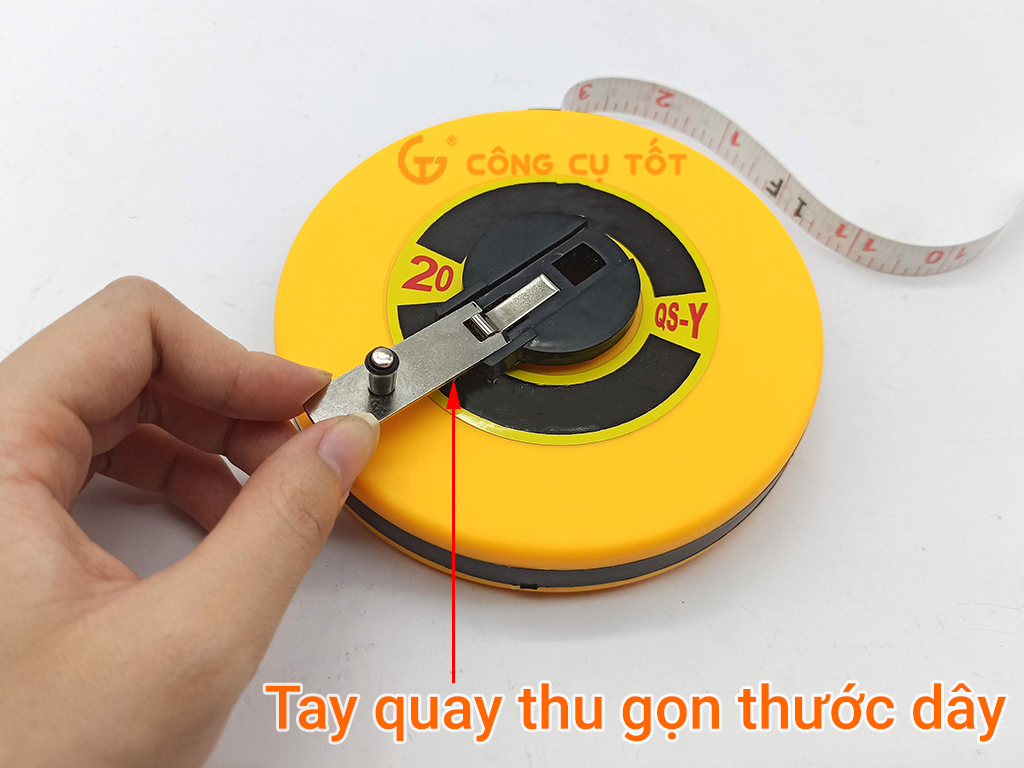 Thước dây vải sợi thủy tinh cuộn 20m