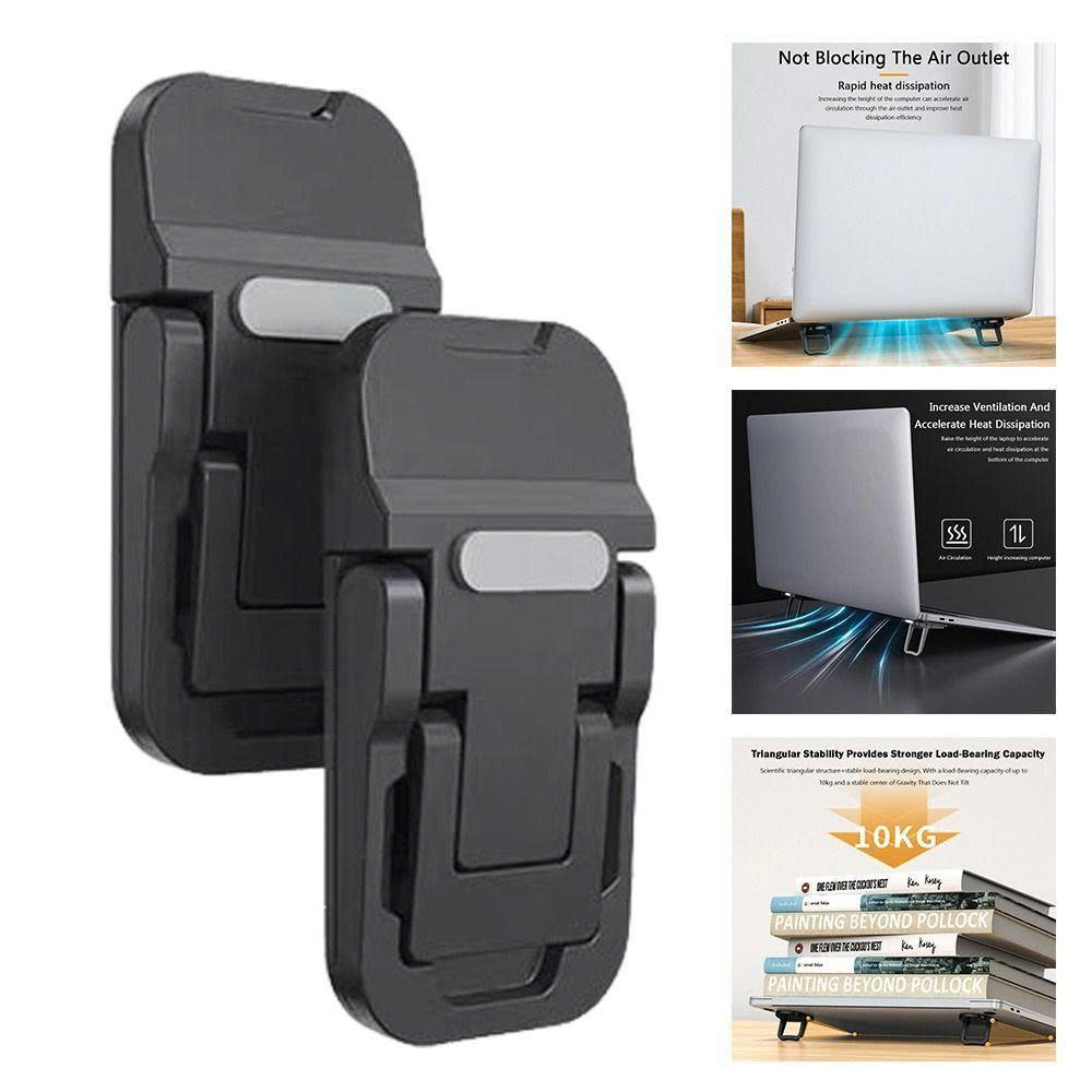 Giá Đỡ Laptop Hợp Kim Có Thể Gập Lại, Chống Trượt, Nâng Điều Chỉnh Laptop