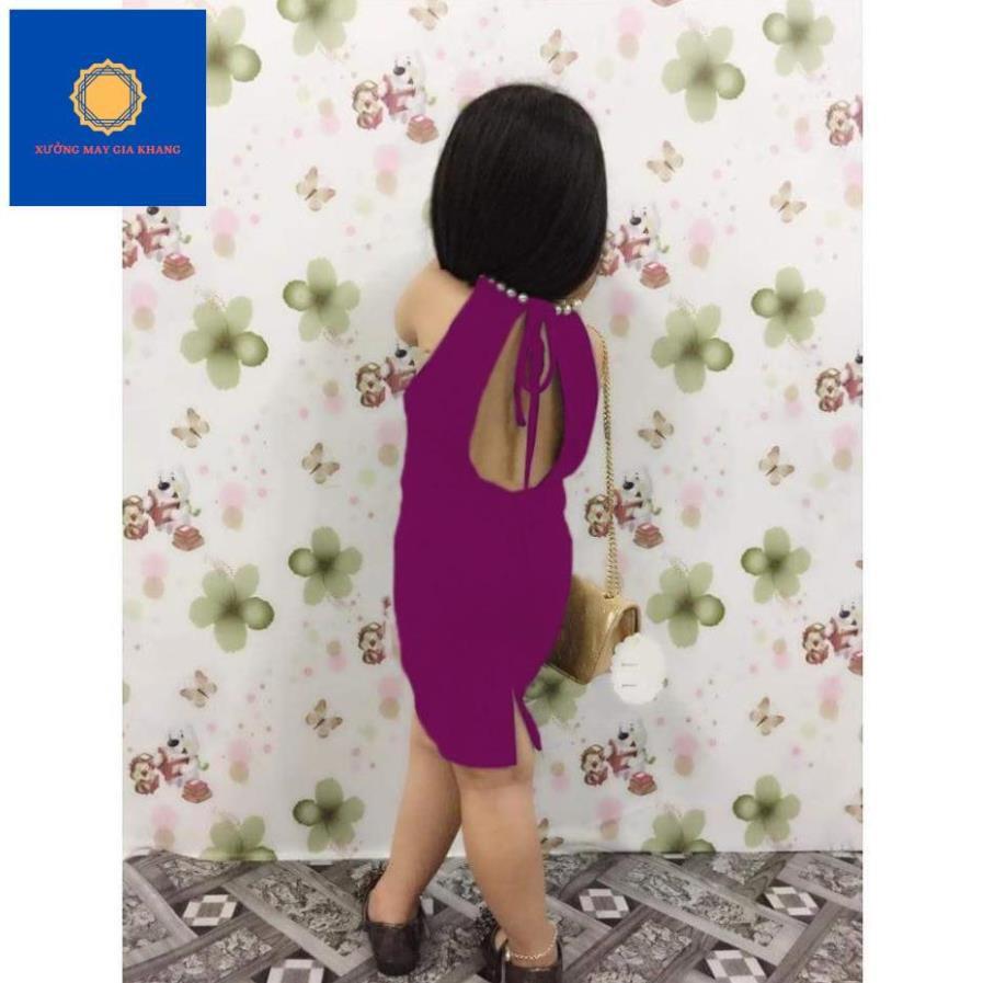 Váy bé gái body hở lưng, sành điệu - Xưởng may - Gia Khang