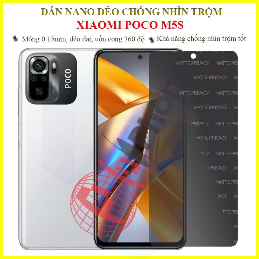 Dán chống nhìn trộm cho Xiaomi Poco M5s - Dán nano dẻo