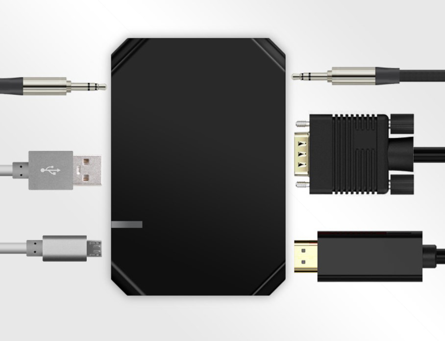 Cáp MHL to HDMI & VGA/ AV cho iPhone, iPad cổng lightning - P10658