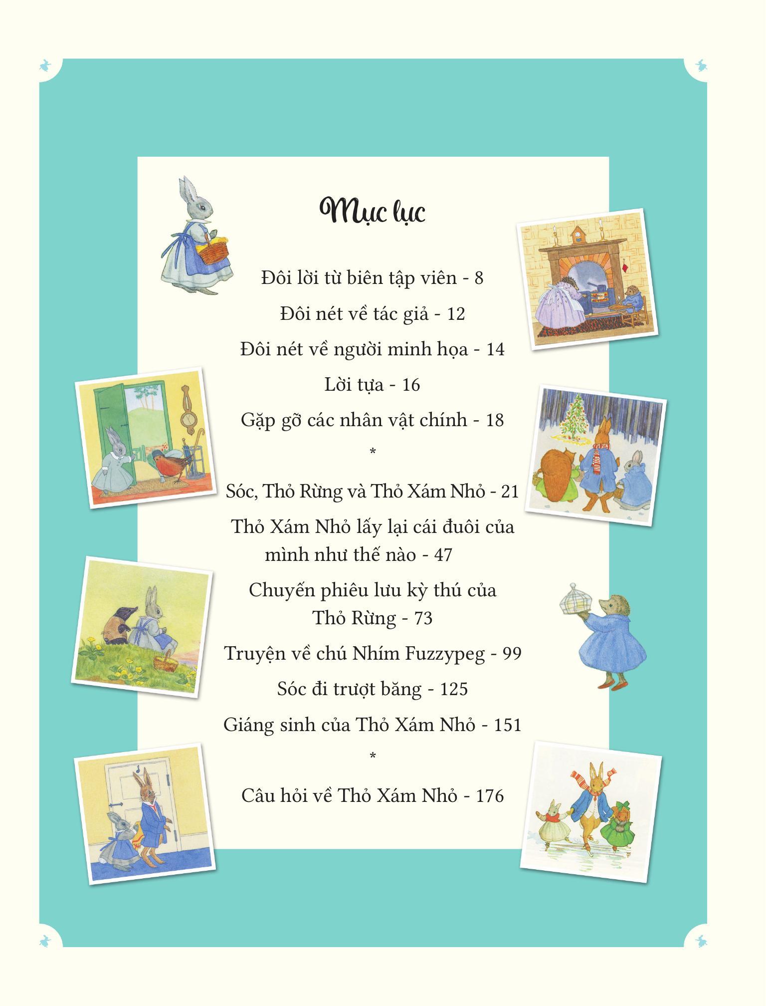 Sách - Cô Thỏ Xám Nhỏ Ở Miền Thôn Dã (Bìa Cứng)